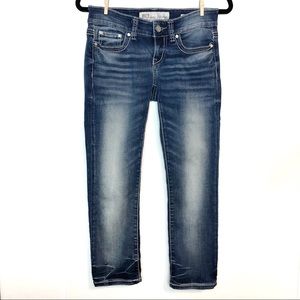 BKE SABRINA White wash straight leg jeans 25
